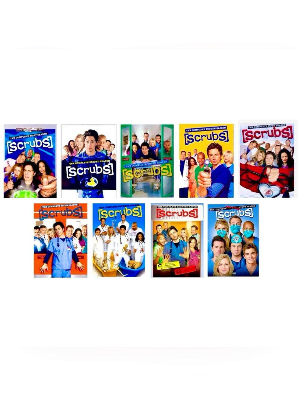 Scrubs: The Complete Series (DVD, 2010, 31-Disc Set)
